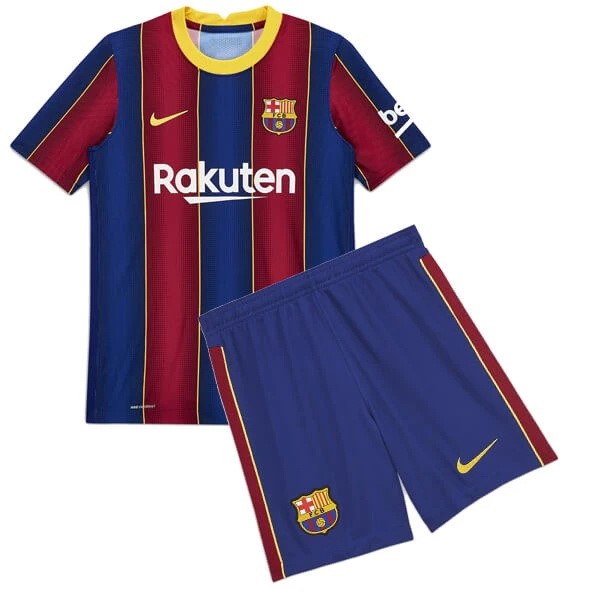 Camiseta Barcelona Primera equipo Niños 2020-21 Azul Rojo